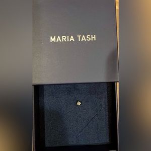 Authentic Maria Tash 14k yellow gold ball flower threaded backing. Box included.